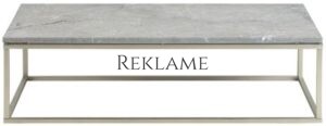 Bran – Sofabord m. rå marmorplade (Grå)