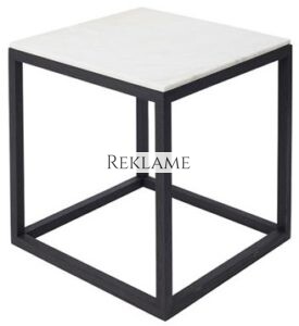 Kristina Dam – Cube Table Marble (Hvid)